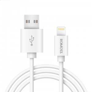 CABLE ROMOSS CB12 BLANCO USB-LIGHTNING 2.0A 