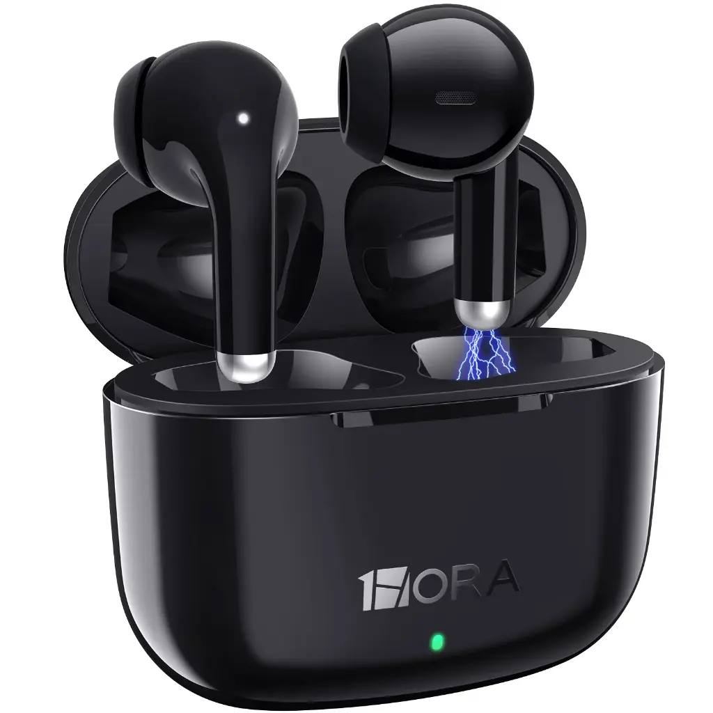 1HORA AUDIFONO BLUETOOTH TW  negro  AUT119