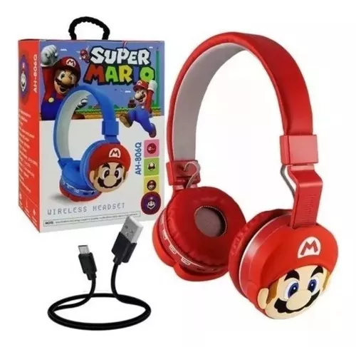 Audifono Wireless Mario AH-806Q Rojo