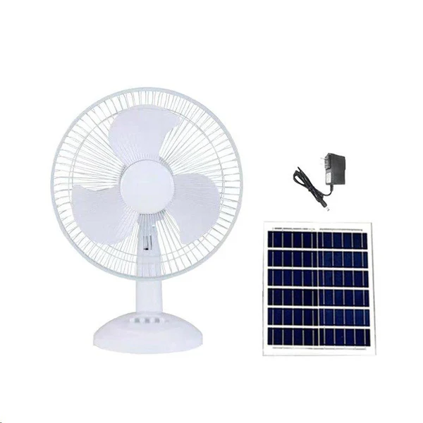 Abanico 6 Pulgada Solar Con 2