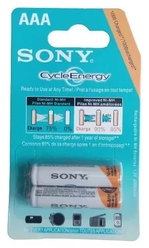 Bateria Sony Recargable #2 AA