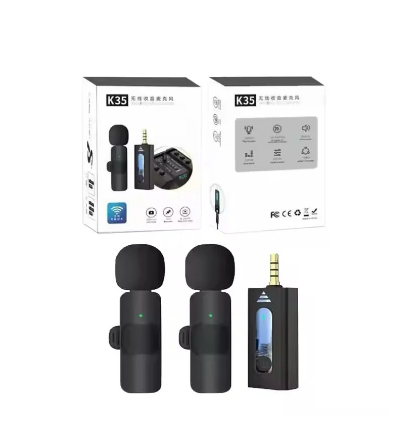 2 Microfono Inalambrico K35 3.5MM AUXILIAR 85631335