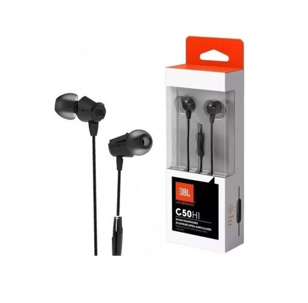 JBL C50HI Audífonos intrauditivos NEGRO 