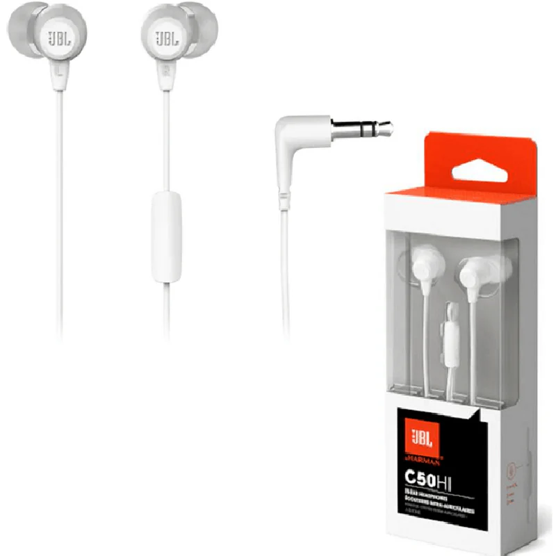 JBL C50HI Audífonos intrauditivos BLANCO 