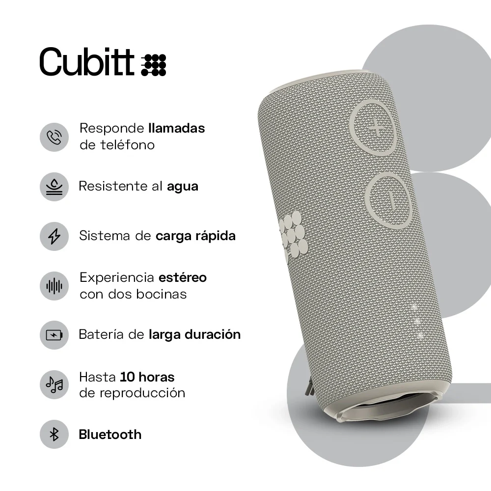 Bocina Cubitt Power PLUS Snow White CT-PWPLUS8