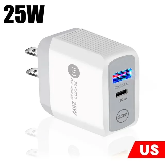 Adaptador Pd25w+Qc 3.0