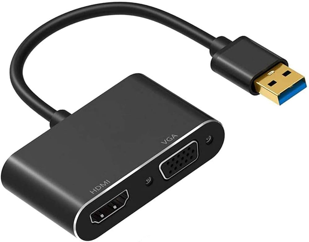 ADAPTER USB TO HDTV+VGA 2 IN 1 
