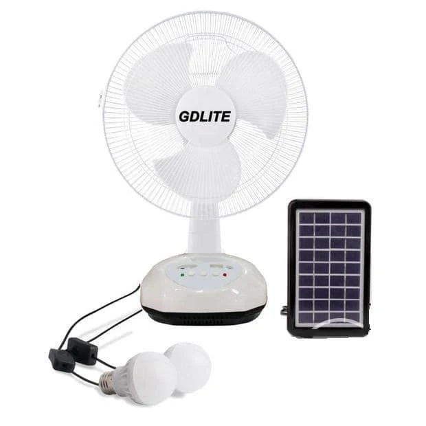 ABANICO 12 PULGADA SOLAR CON 2F FAN-072T3W