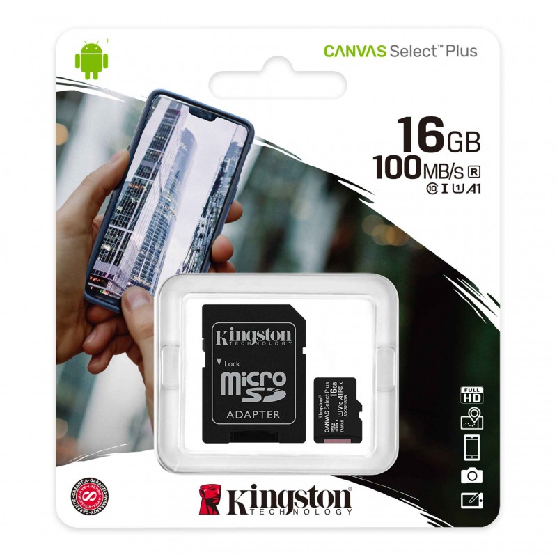Memoria SD 16gb Kingston