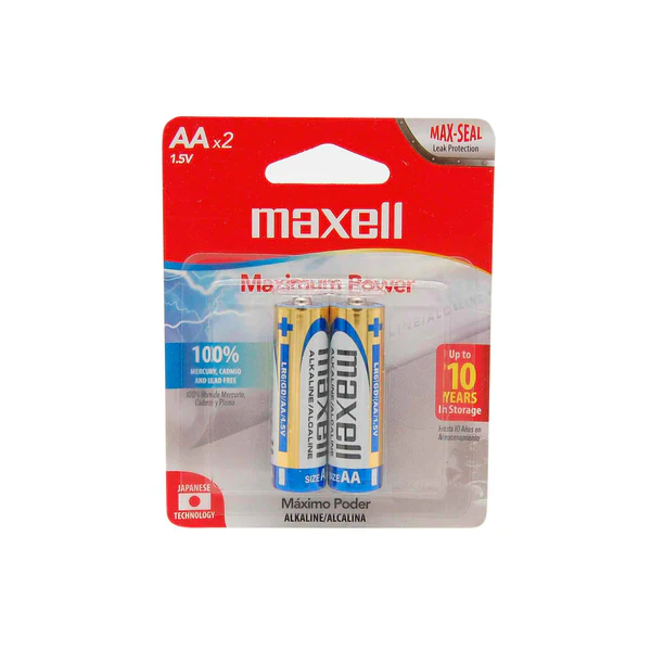 Bateria Alkalina Maxell AA
