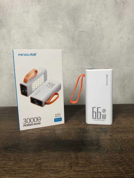 Power Bank FengQi Pd36 30000mAh 66W Con Lampara