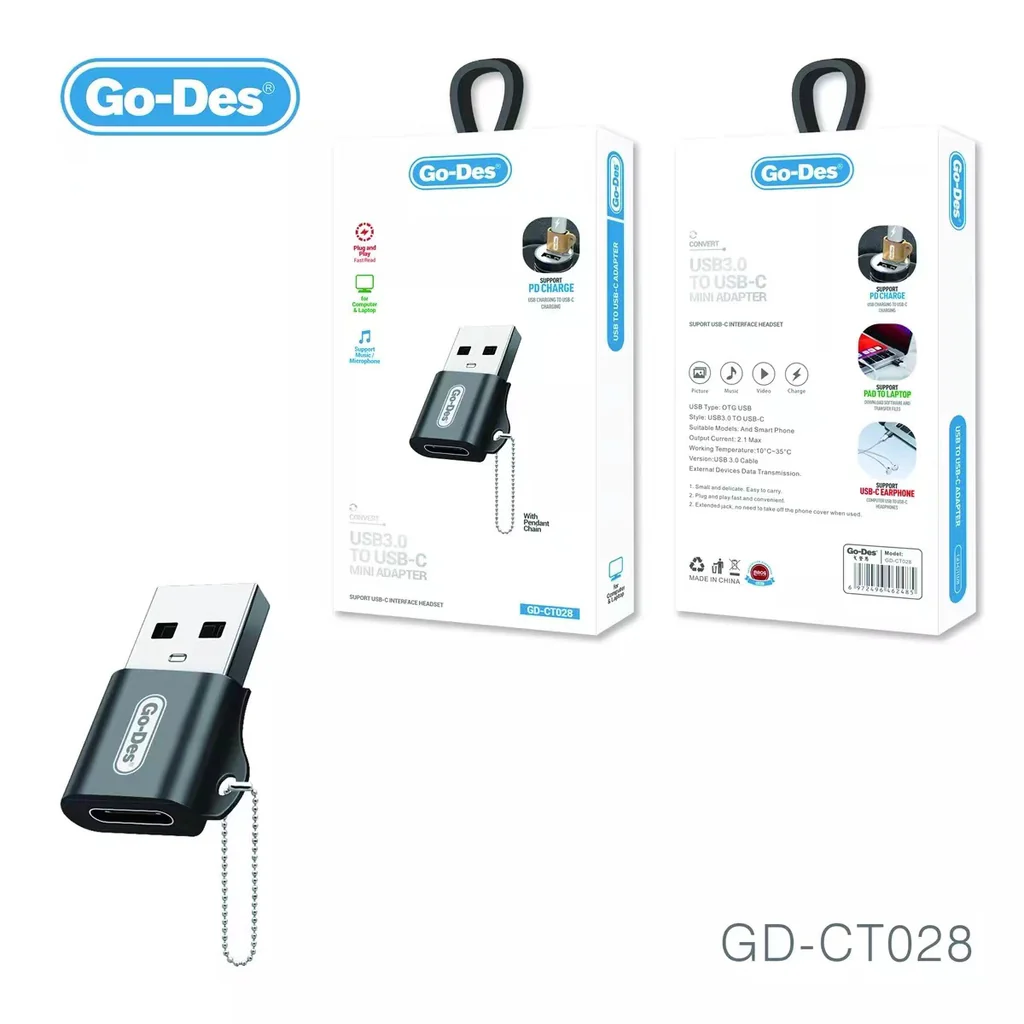 Mini Adaptador USB-C GD-CT028