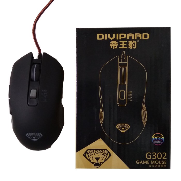 Mouse Con Cable Gaming Divipard G302