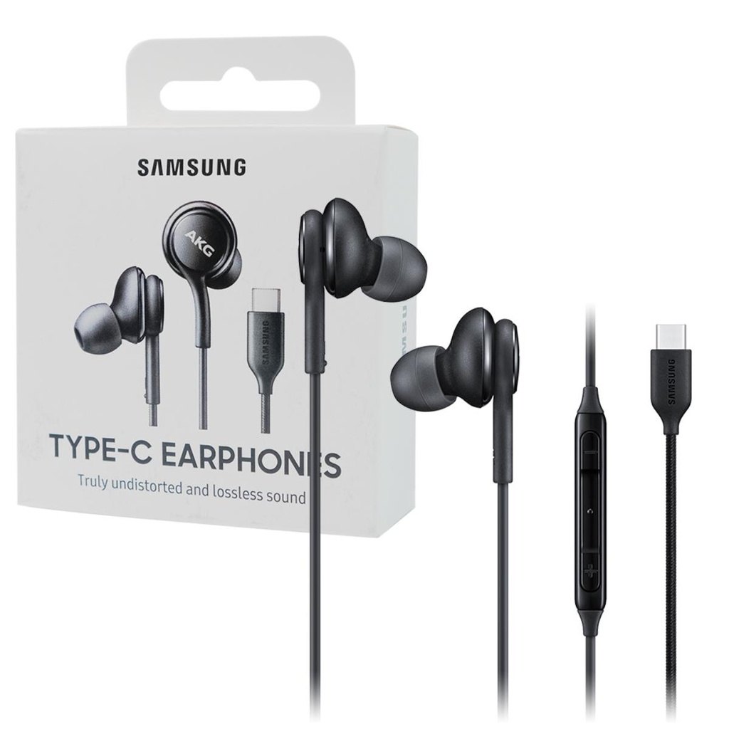 AUDIFONO Samsung Type-C ORIGINAL Earphones Black 8806090270079
