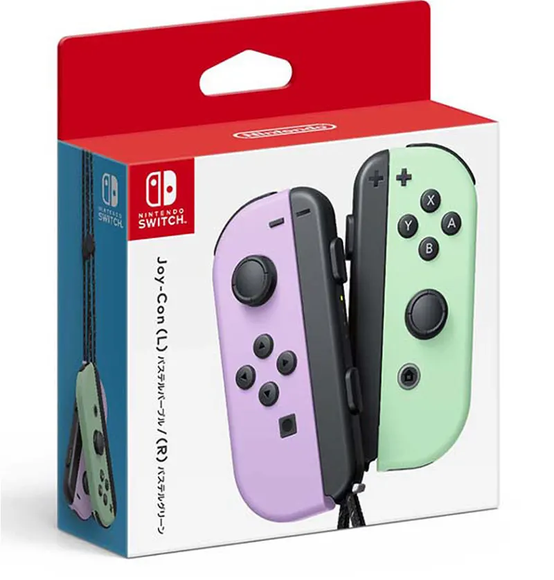 Nintendo Switch Joy-Con Controllers (Pastel Purple / Pastel Green) 4902370551136