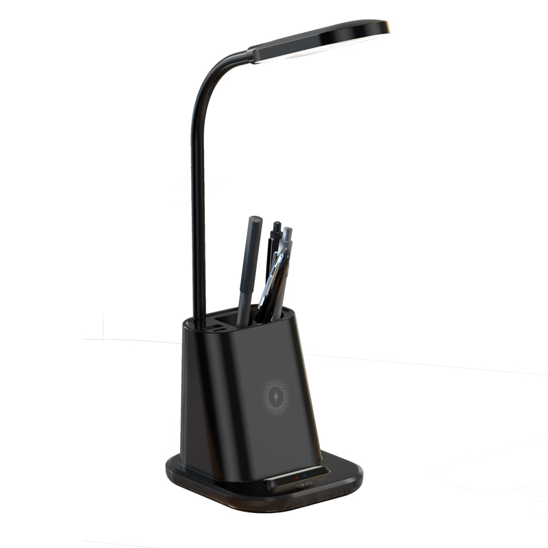 XO wireless inductive charger WX032 3in1 25W black LED lamp