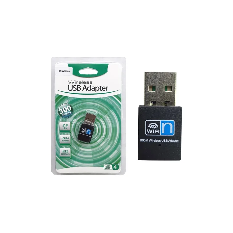 Wifi Dongle, 802.11b/g/n 300Mbps Mini USB 2.0 WiFi Adapter Wireless