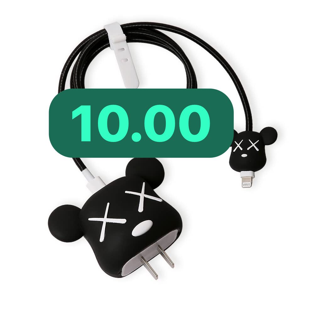 Protector Cargador Cubierta de Cabeza Cable Accesorio 10.00