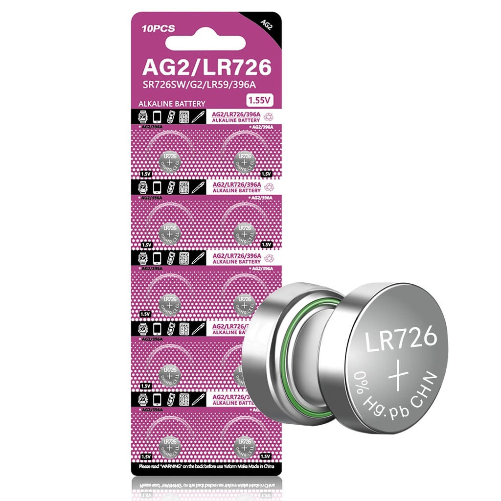 Bateria De Reloj  AG2,LR726H,396A