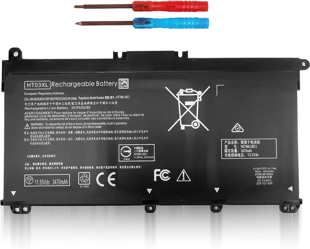  BATERIA HP LAPTO HT03XL PTY22052139 GENERICO
