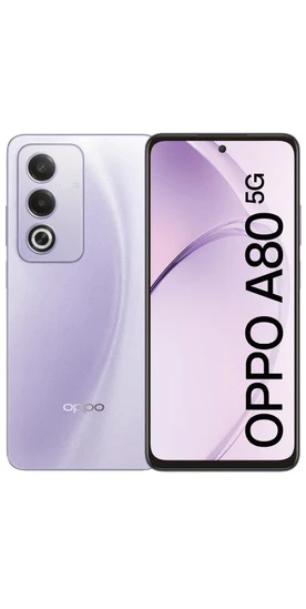 OPPO A80 color lila