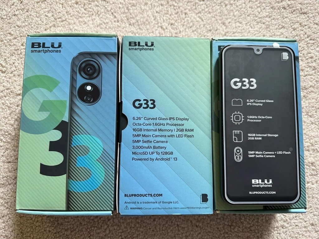 Blu G33 Negro 