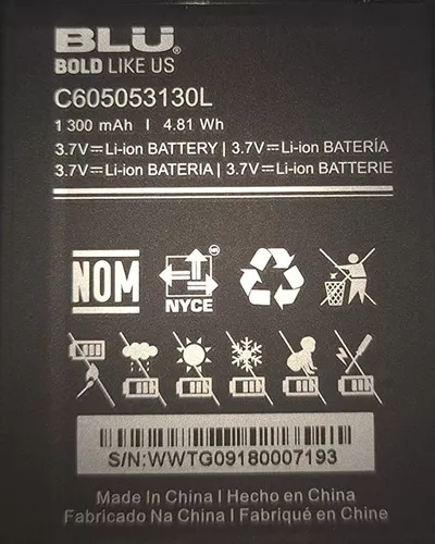 BATERIA BLU C605053130L C4 C50 