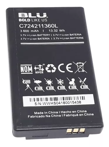 BATERIA BLU C724211360L TANK MEGA T570