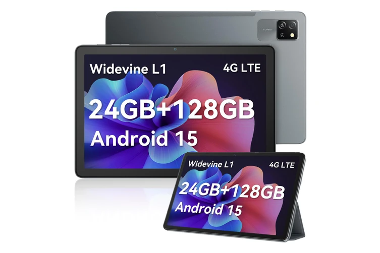 
Blackview Tab 60 Pro Android 15 Tablet 10.1 Inch 24GB+128GB/TF 2TB Widevine L1 Octa-core