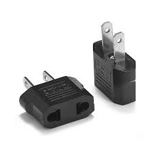 ADAPTADOR  EUROPEO A  U.S.A  NEGRO 