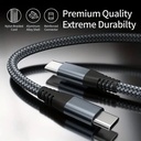 CABLE TIPO C A -TIPO C CARGA RAPIDO CF-110C 60W