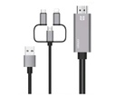 CABLE HDMI HDTV 3EN1