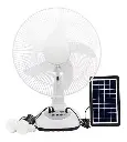 Abanico 12 Pulgada Solar con 2
