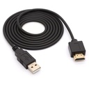 CABLE DE USB A HDMI 1 METROS NEGROS 