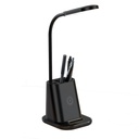 XO wireless inductive charger WX032 3in1 25W black LED lamp
