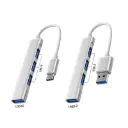 Tipo c  a Usb Hub 4 Puerto 