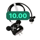 Protector Cargador Cubierta de Cabeza Cable Accesorio 10.00