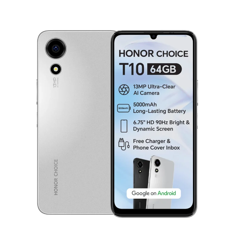 CELULAR HONOR CHOICE T10 64GB 4RAM SILVER  6971759904052